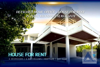 Houses for rent BTS On Nut : 🔼🔽 AccomA 📩 House For Rent in Sukhumvit, Bangkok, near BTS Phra Khanong (AA19628)