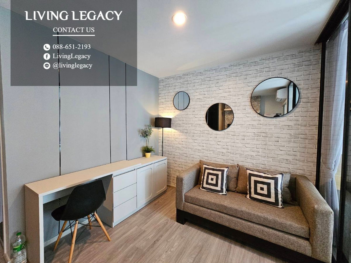 รูป T0IGNR ให้เช่าคอนโด Regent Home Bangna 28 ตร.ม. ชั้น 17 line id : @livinglegacy - รูปที่ 4/6