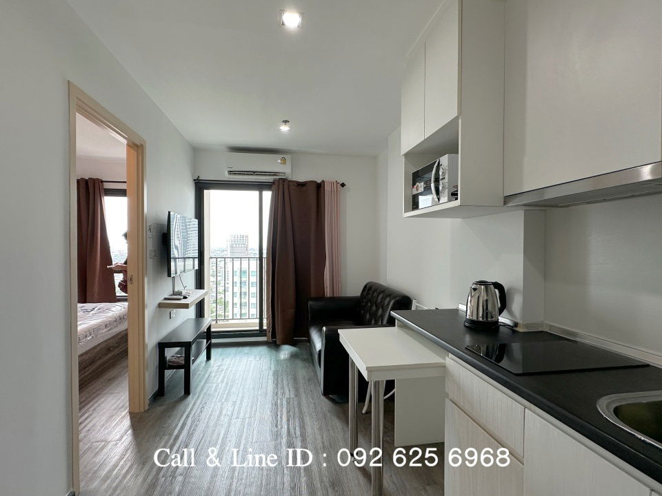 รูป ให้เช่า 🏠 คอนโด Rich Park @ Triple Station (ริชพาร์ค @ ทริปเปิ้ล สเตชั่น) 1 ห้องนอน 1 ห้องน้ำ 🚆 พร้อมอยู่ ใกล้แอร์พอร์ตเรลลิงก์ สถานีหัวหมาก - รูปที่ 1/25