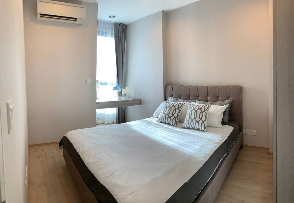 picture Ideo Q Ratchathewi【𝐒𝐄𝐋𝐋 & 𝐑𝐄𝐍𝐓】🔥Light-colored wood with built-in functionality. Simple yet inviting.🔥  Contact Line ID: @hacondo - 2/10