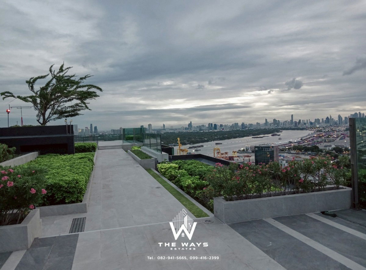 picture 🔥 30 sqm. Modiz Sukhumvit 50 for RENT 🔥 Spacious size and garden view with BEST PRICE. - 24/24