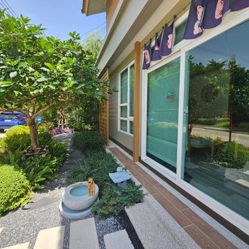 บ้านเดี่ยวทำเลหน้าสวน ต้นโครงการ หน้าบ้านไม่ชนใคร เป็น Private Zone ราคาพิเศษ 8.29 ล้านบาท