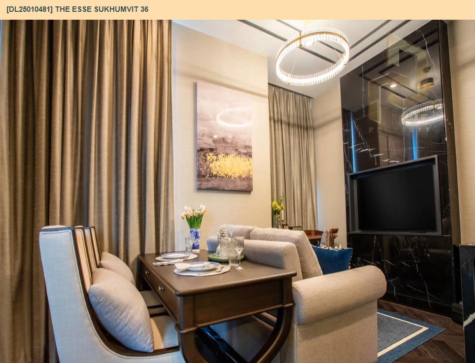 picture DL25010481 Condo for rent, THE ESSE Sukhumvit 36 near BTS Thong Lo, ready to move in, call urgently 0656133286 LineID @534wlwof - 8/8
