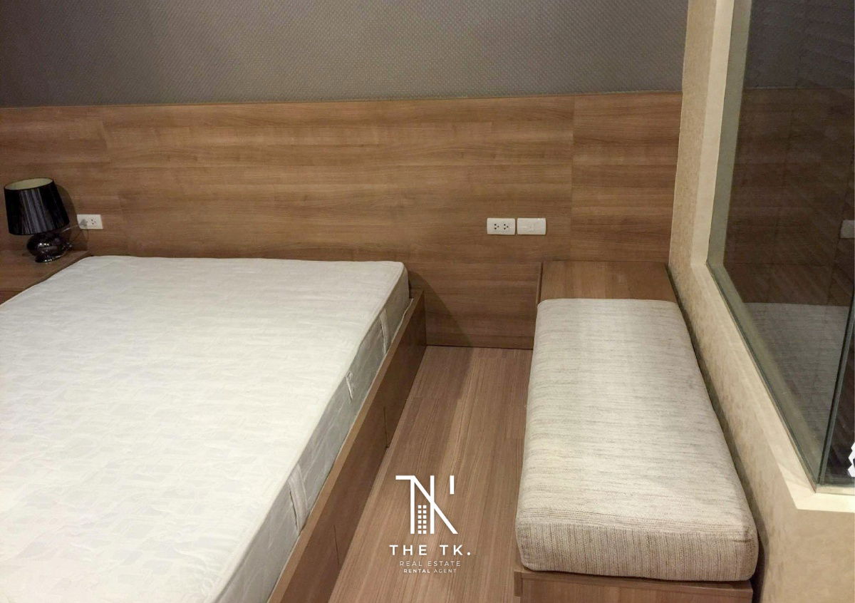 รูป ให้เช่าคอนโด Rhythm Sukhumvit 50 ขนาด 45 ตร.ม. 1 ห้องนอน 1 ห้องน้ำ มีอ่างอาบน้ำ ใกล้ BTS อ่อนนุช | ติดต่อคุณทีเค Line ID @637ilhsj - รูปที่ 7/14