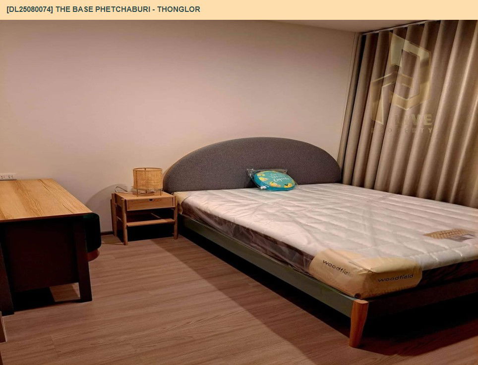 picture MDL25080074 Condo for rent, THE BASE Phetchaburi - Thonglor near BTS Phrom Phong, ready to move in, call urgently 0656133286 LineID @655ebbvc - 3/10