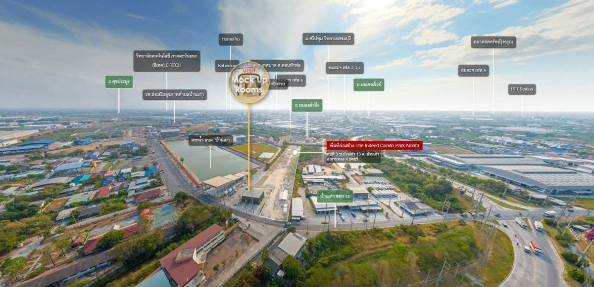 รูป ให้เช่า The Indeed Park Amata ห้องใหญ่ 42 ตรม 2 ห้องนอน 1 ห้องน้ำ 1 ห้องนั่งเล่นใหญ่ พร้อมเฟอนิเจอร์และเครื่องใช้ไฟฟ้า - รูปที่ 40/40