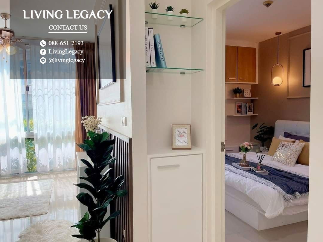 picture SLGAXI Condo For Rent The IRIS Rama 9 - Srinakarin 48 Sq.M. Floor 1 Building C line id : @livinglegacy - 3/10