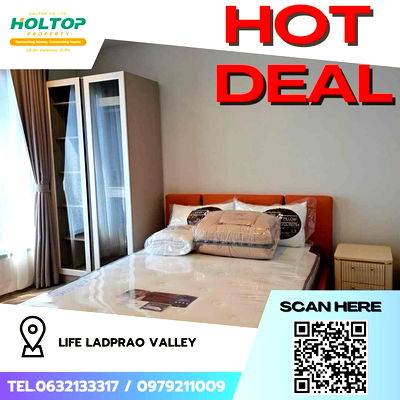Condos for rent : #Z1792💥050868🔥 Condo for rent: Life Ladprao Valley
