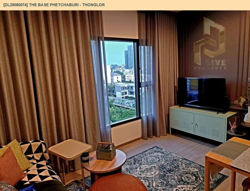 picture MDL25080074 Condo for rent, THE BASE Phetchaburi - Thonglor near BTS Phrom Phong, ready to move in, call urgently 0656133286 LineID @655ebbvc - 10/10