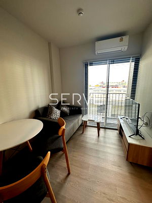 Condos for rent : 12K 1 Bed Closed Kitchen Fully furnished Good Location Next to Central Plaza Bangna & Big C Bangna @ NUE Noble Centre Bangna