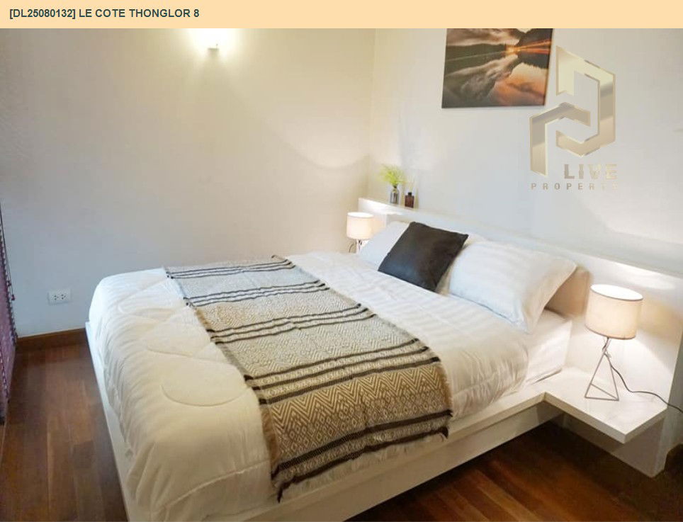 picture DL25080132 Condo for rent, Le Cote Thonglor 8 near BTS Thong Lo, ready to move in, call urgently 0656133286 LineID @655ebbvc - 3/10