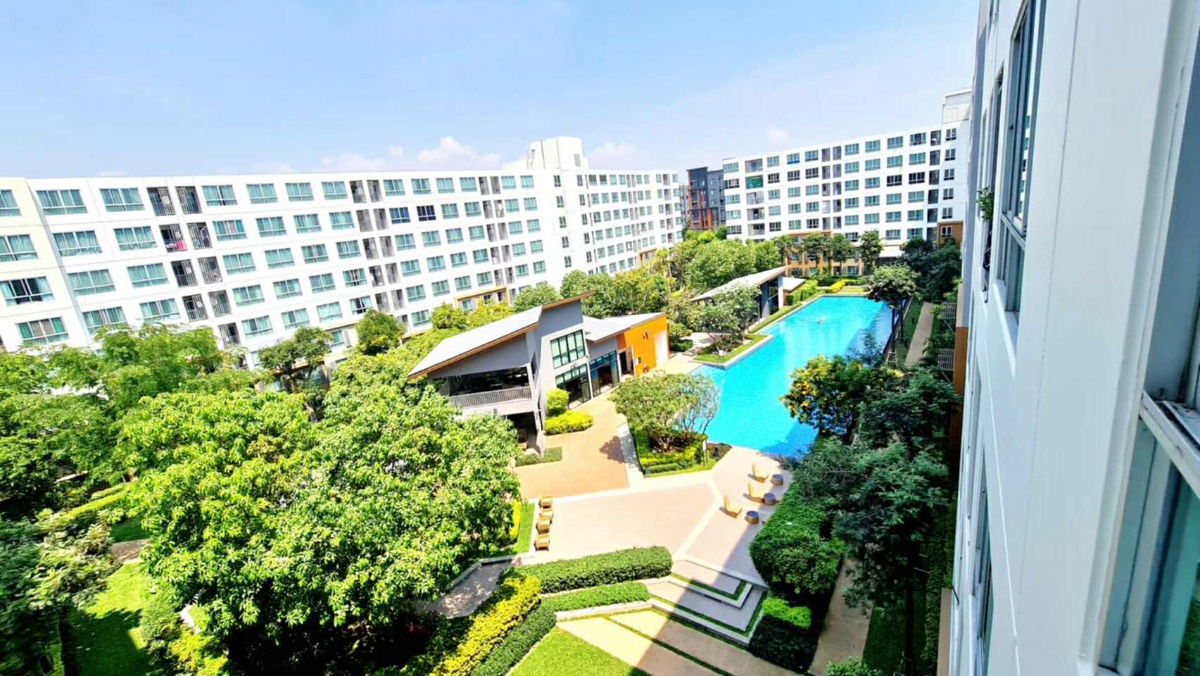 picture ✅For rent: D Condo Nim, pool view, 6th floor, Building A, 30 sq m. ☎️064-792-4426 - 5/11