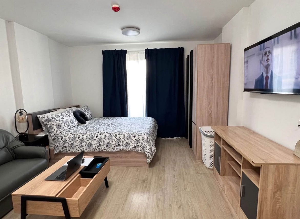 รูป ให้เช่า 𝗘𝗹𝗶𝗼 𝗗𝗲𝗹 𝗥𝗮𝘆 𝗦𝘂𝗸𝗵𝘂𝗺𝘃𝗶𝘁 𝟲𝟰 🏡 เฟอร์ครบ พร้อมอยู่‼️#ตอบแชทไว 🔥🔥 รหัส B227 - รูปที่ 1/5