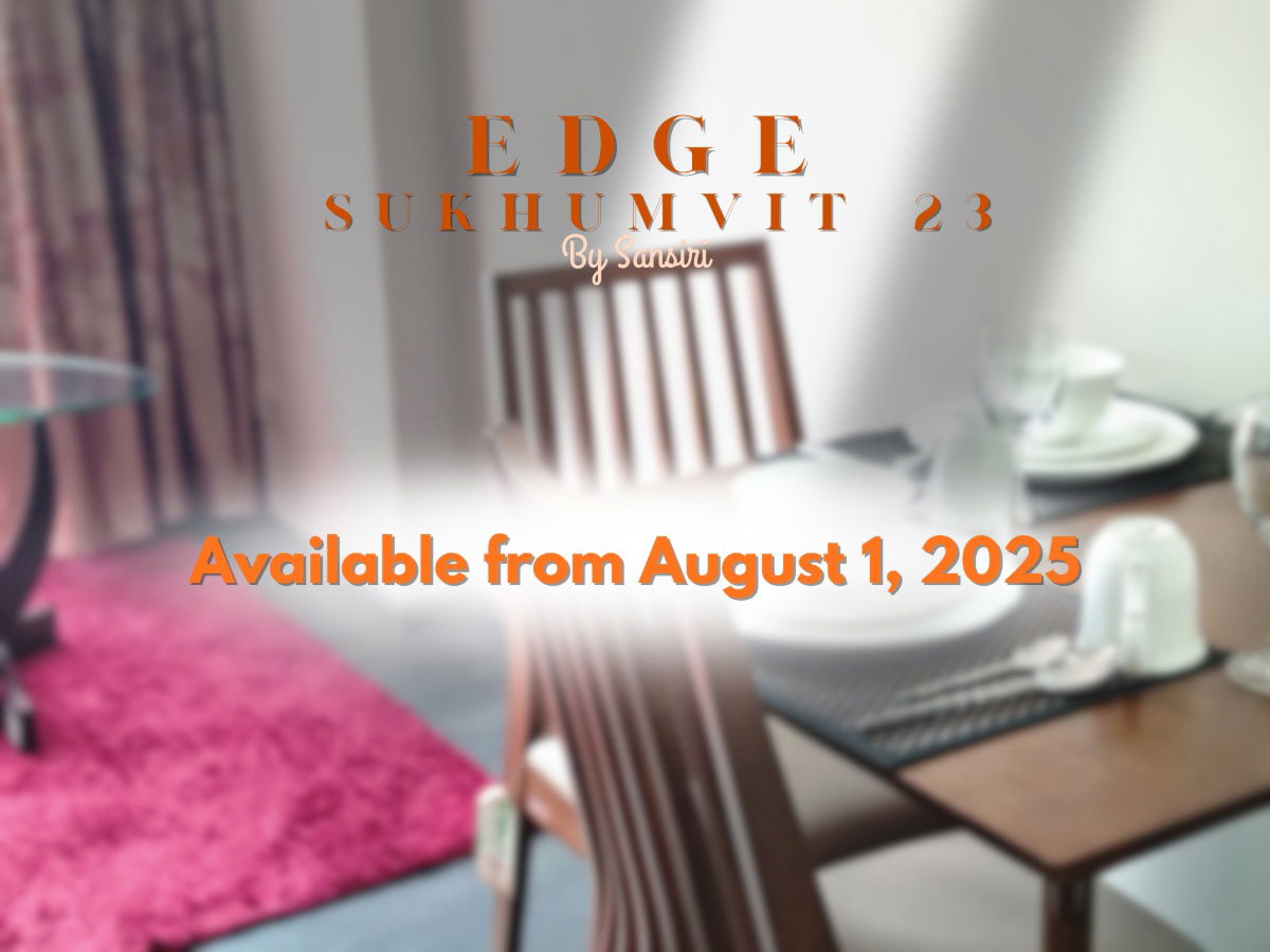 รูป ปล่อยเช่าด่วน! 🏙️ EDGE Sukhumvit 23 ห้องสวยใจกลางอโศก ใช้ชีวิตเมืองที่ลงตัวที่สุด! - รูปที่ 1/13