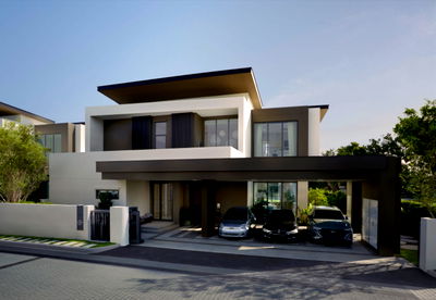 บ้านเดี่ยว นิคมเวลโกรว์  : ขายบ้านตัวอย่าง “สราญสิริ บางนา” แบบบ้าน The River | บ้านพร้อมตกแต่งเฟอร์นิเจอร์ครบ หิ้วกระเป๋าเข้าอยู่ได้เลย