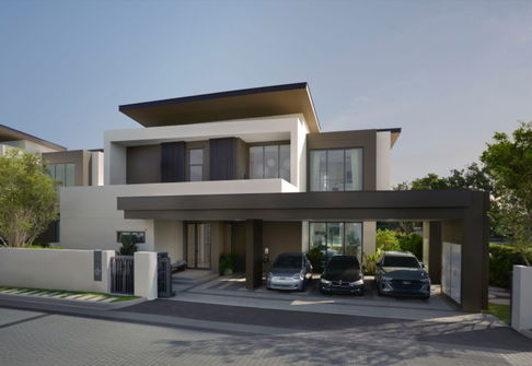 ขายบ้านตัวอย่าง “สราญสิริ บางนา” แบบบ้าน The River | บ้านพร้อมตกแต่งเฟอร์นิเจอร์ครบ หิ้วกระเป๋าเข้าอยู่ได้เลย