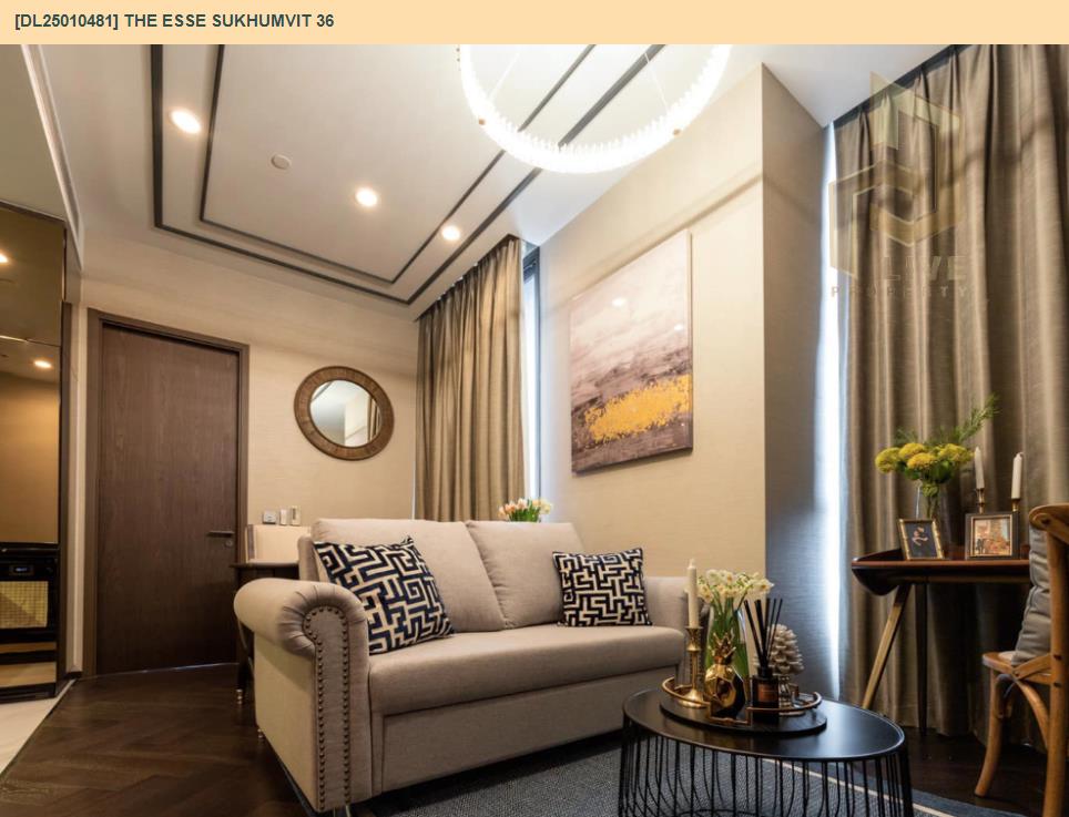 picture DL25010481 Condo for rent, THE ESSE Sukhumvit 36 near BTS Thong Lo, ready to move in, call urgently 0656133286 LineID @534wlwof - 4/8