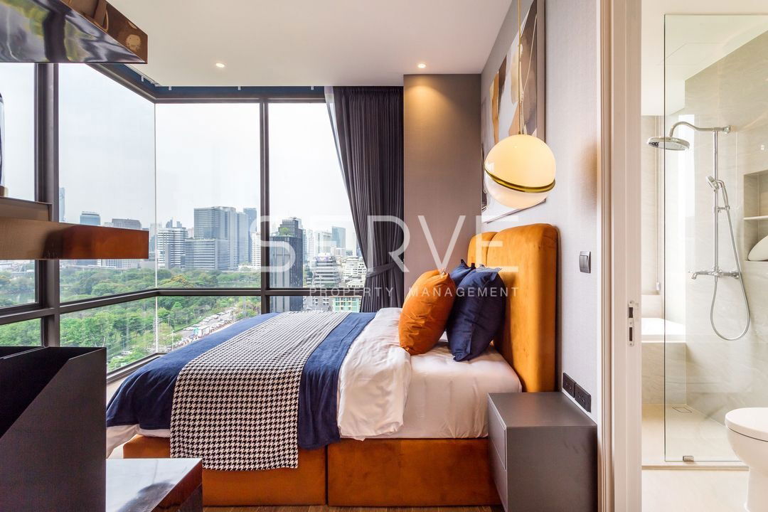 picture 2 Beds Nice Room Good Location Close to BTS Chit Lom 1.1 km. and Lumpini Park 100 m. at MUNIQ Langsuan Condo  / For Sale - 4/11