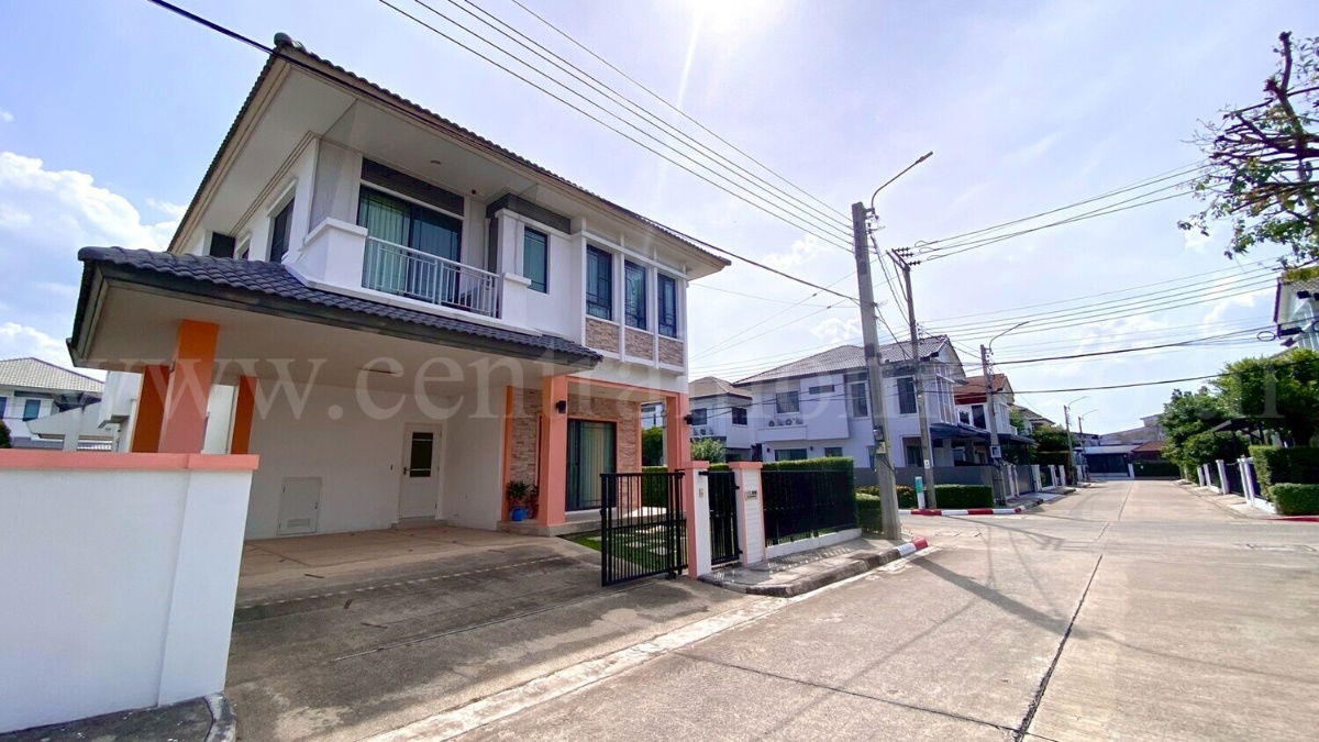 รูป บ้านเดี่ยว มัณฑนา บางใหญ่ หลังมุม ใกล้ รถไฟฟ้า สถานีคลองบางไผ่ - รูปที่ 3/17