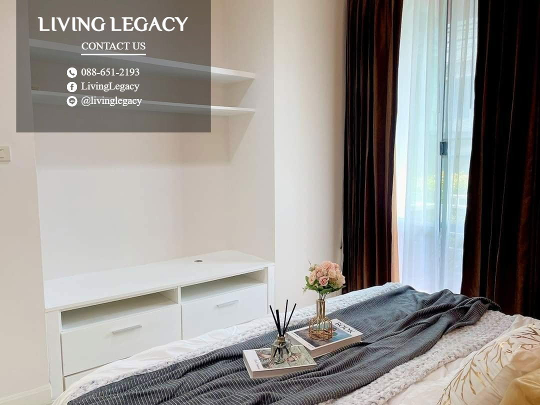 picture SLGAXI Condo For Rent The IRIS Rama 9 - Srinakarin 48 Sq.M. Floor 1 Building C line id : @livinglegacy - 4/10