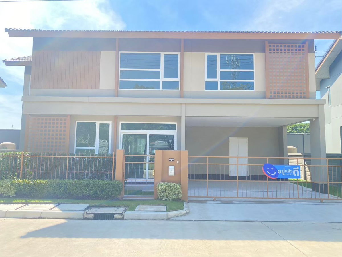 รูป บ้านเดี่ยวทำเลรังสิต สิ่งอำนวยความสะดวกครบ มีรถโดยสารผ่านหน้าโครงการ ใกล้โรงเรียน ใกล้ห้าง ในราคาไม่เกิน 6 ล้าน - รูปที่ 8/9