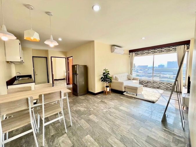 ให้เช่าคอนโด 2 ห้องนอน บ้านสุโขทัย รามคำแหง พร้อมอยู่ ใกล้ MRT บางกะปิ 📲O97-2161939