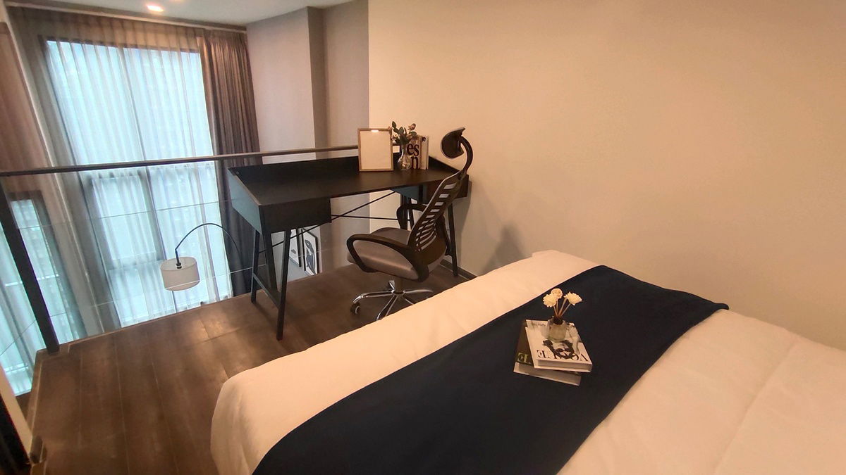 รูป 	🌟 Knightsbridge Duplex พระราม 9 – วิวสวย เพดานสูง ใจกลางเมือง! - รูปที่ 8/21