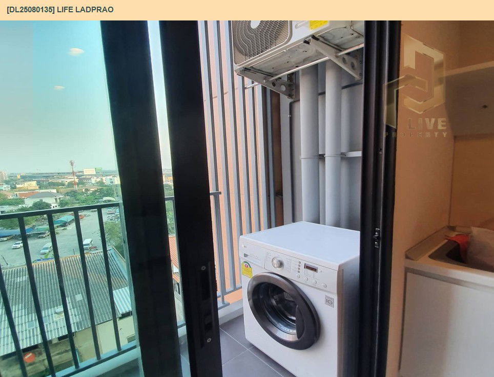 picture DL25080135 Condo for rent, Life Ladprao near BTS Ha Yaek Lat Phrao, ready to move in, call urgently 0656133286 LineID @534wlwof - 8/15