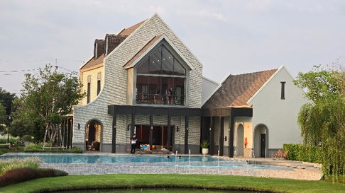 🔥ขาย‼️ บ้านเดี่ยว 8/64  โครงการสราญสิริ เทียนทะเล30 สไตล์ MODERN FARMHOUSE ในทำเลศักยภาพ ใจกลางเมือ งรายล้อมด้วยสิ่งอำนวยความสะดวกครบครัน 