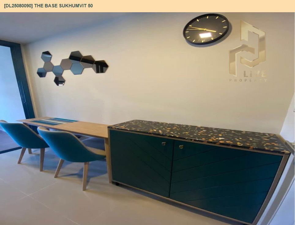 picture MDL25080090 Condo for rent, The Base Sukhumvit 50 near BTS On Nut, ready to move in, call urgently 0656133286 LineID @655ebbvc - 7/8