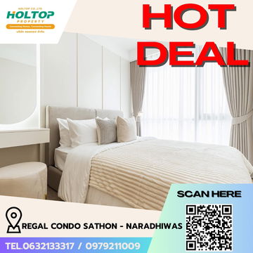 #R5524 🎉050868 Condo for rent Regal Condo Sathon - Naradhiwas