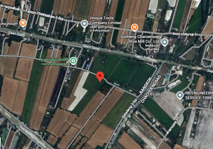 picture Sell At Nong Chok, Krathum Rai, 2 plots, next to the road, near the Aiem Sombat community, very special price - 4/7