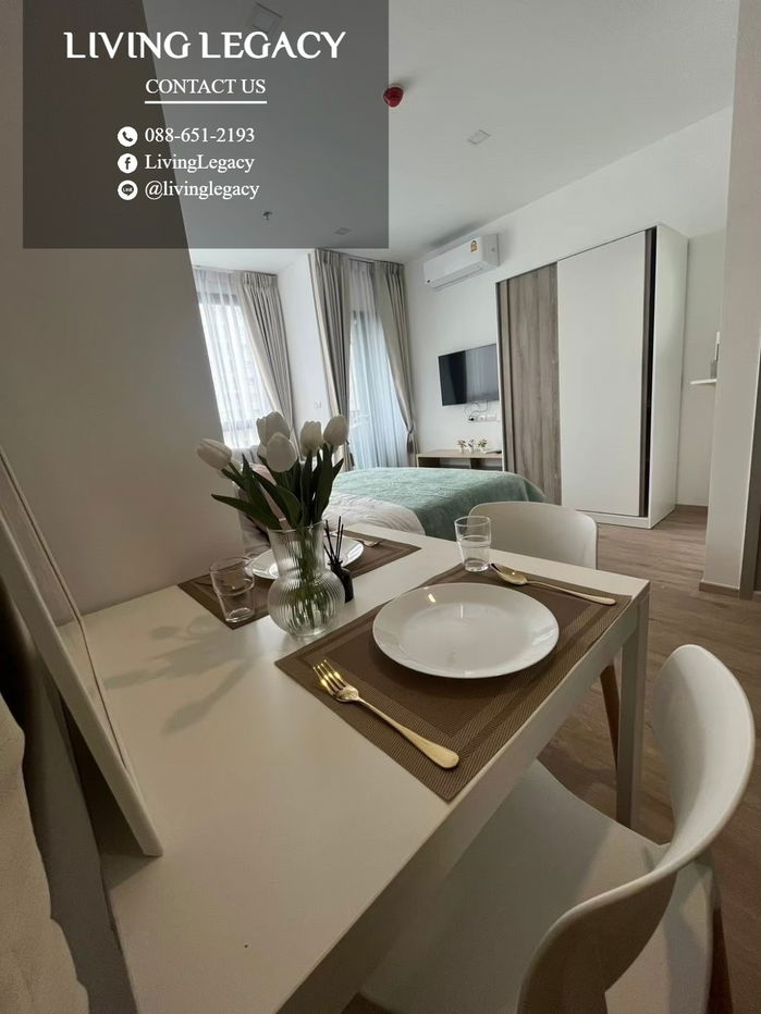 picture SR3P1U Condo For Rent The Rich Rama 9 - Srinakarin 28 Sq.M. Floor 16 line id : @livinglegacy - 5/10