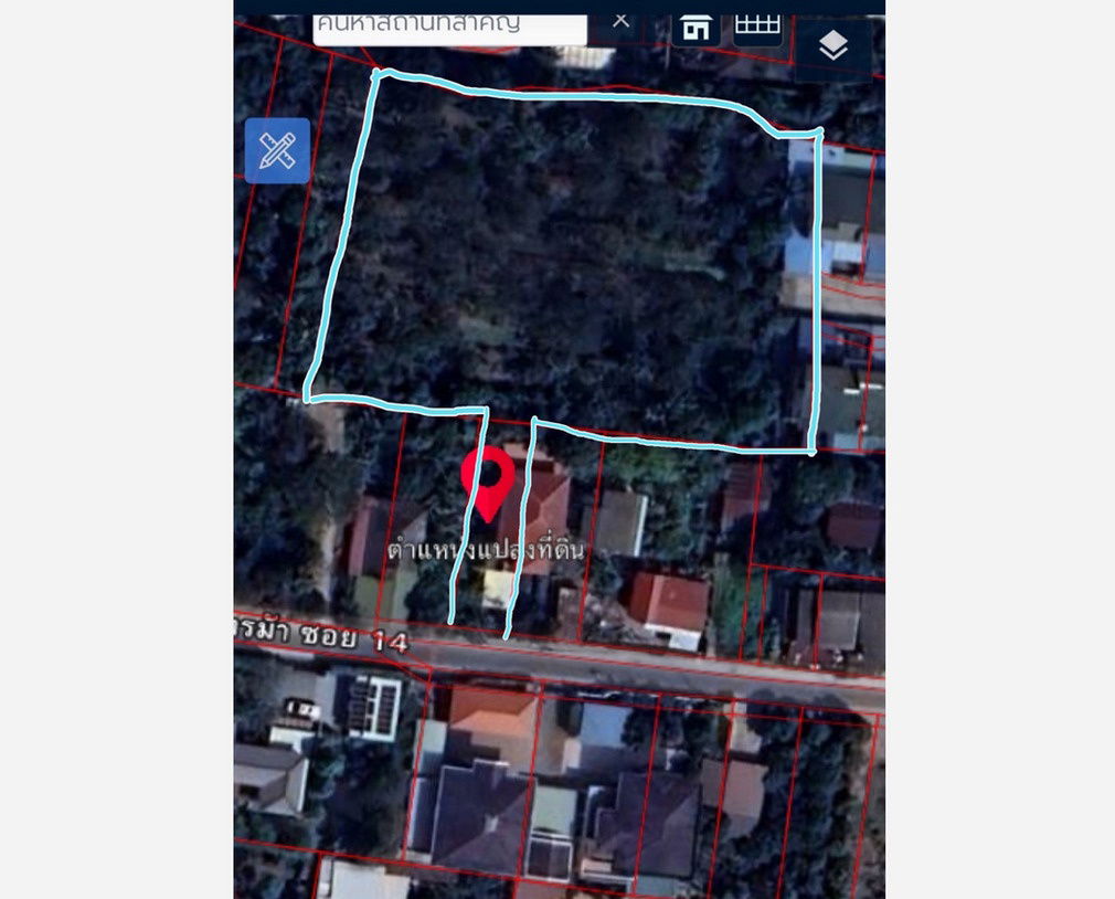 picture Call : 081-259-1385 Land for rent 3 rai in Rattanathibet, Soi Sai Ma 14, Mueang Nonthaburi, Width 11 meters, Near MRT Sai Ma Station - 3/12