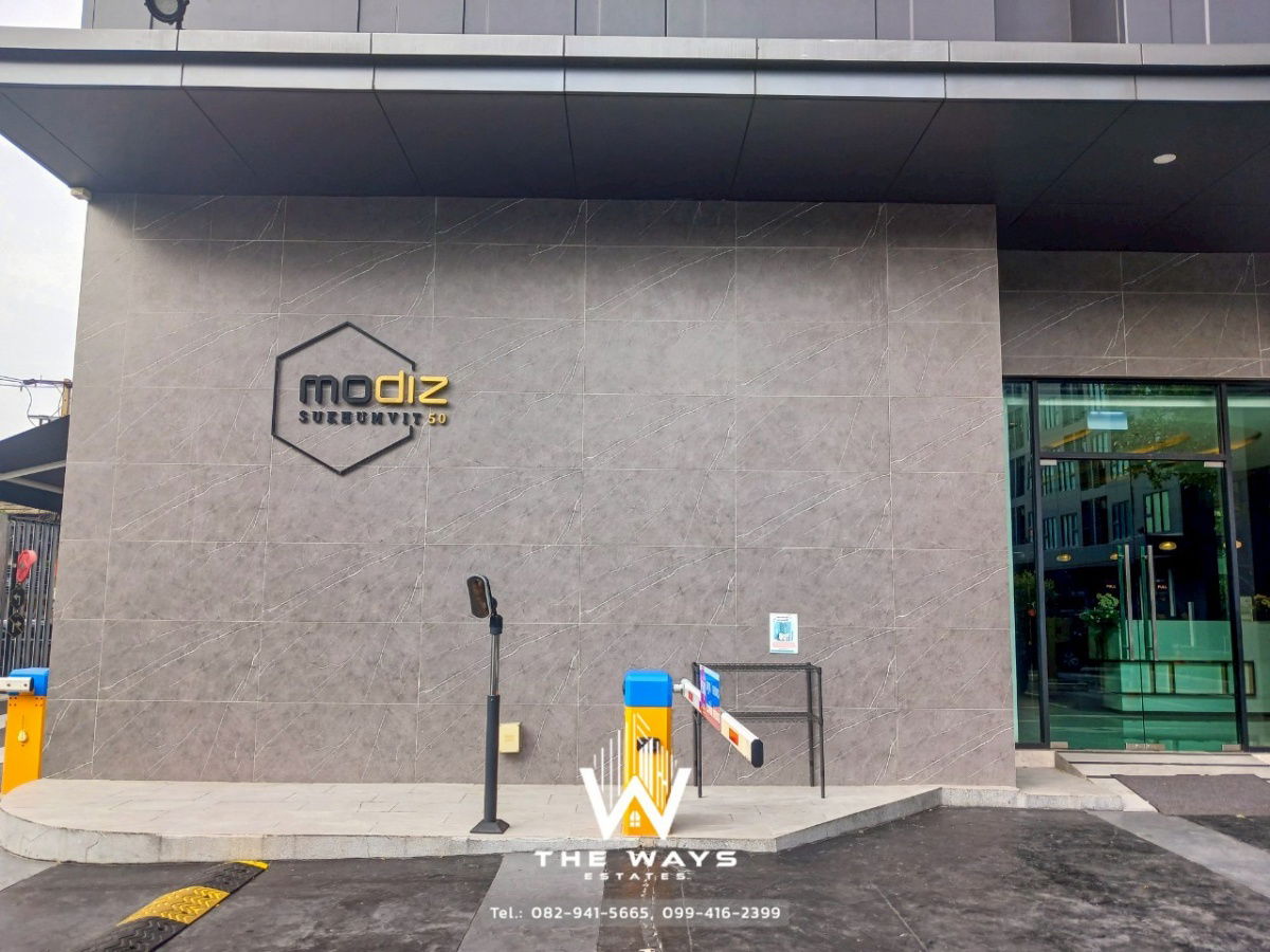 picture 🔥 30 sqm. Modiz Sukhumvit 50 for RENT 🔥 Spacious size and garden view with BEST PRICE. - 6/24