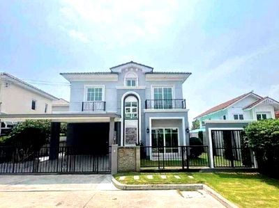 Houses for rent ถนนคู้บอน : House for rent in a village in the Ram Intra area, a luxury project, Grandio Ram Intra-Wongwaen, Kanchanaphisek Road
