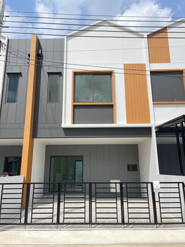 Townhouse for sale, 4 bedrooms, low installments, near Bang Phli Industrial Estate and Wellgrow Industrial Estate