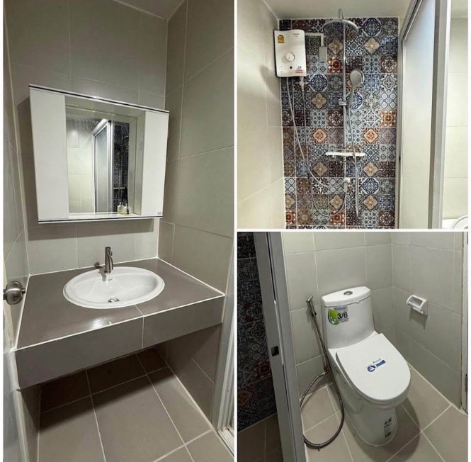 รูป ให้เช่า 𝗥𝗮𝘁𝗰𝗵𝗮𝗽𝗵𝗿𝘂𝗲𝗸 𝗖𝗼𝗻𝗱𝗼 🏡 𝟲,𝟱𝟬𝟬 เฟอร์ครบ พร้อมอยู่ ใกล้รถไฟฟ้า‼️#ตอบแชทไว 🔥🔥M1367 - รูปที่ 5/5