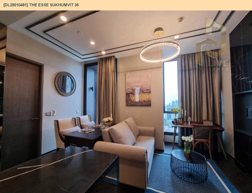 picture DL25010481 Condo for rent, THE ESSE Sukhumvit 36 near BTS Thong Lo, ready to move in, call urgently 0656133286 LineID @534wlwof - 7/8