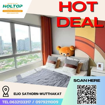 #R5538  🎉 050868 ให้เช่าคอนโด Elio Sathorn-Wutthakat