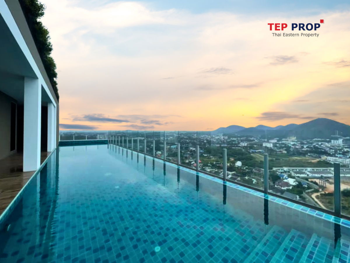 รูป ขายคอนโดพลัส ศรีราชา  33.71 ตร.ม. วิวเมือง ภูเขารอบทิศทาง ชั้น 15 - รูปที่ 28/53