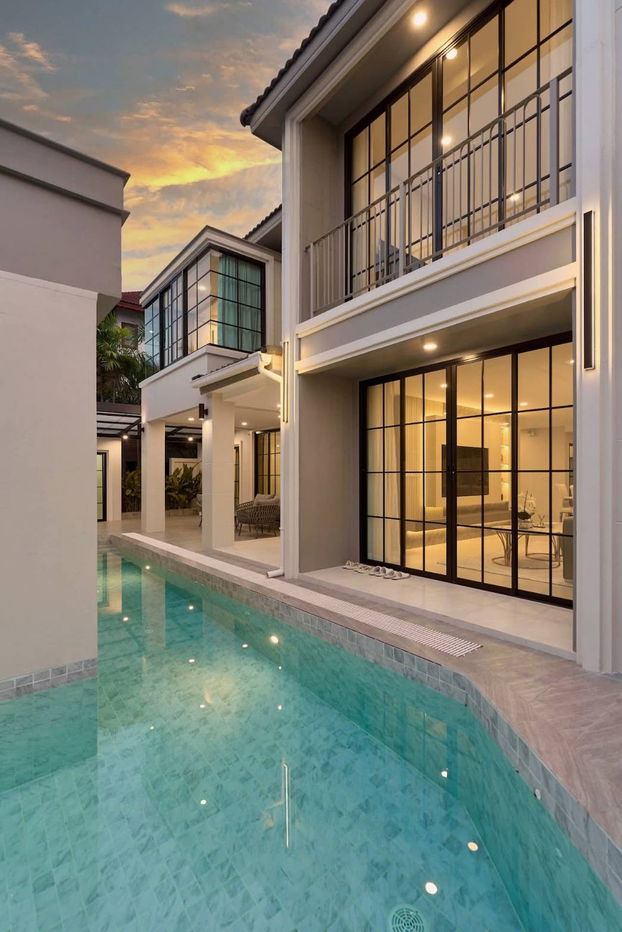รูป ขาย Luxury Pool Villa สุดหรู ใจกลางเมืองเชียงใหม่ (แม่เหียะ) บ้านเดี่ยวพร้อมสระว่ายน้ำ แต่งครบ พร้อมเข้าอยู่! T.094-6511456 - รูปที่ 7/48