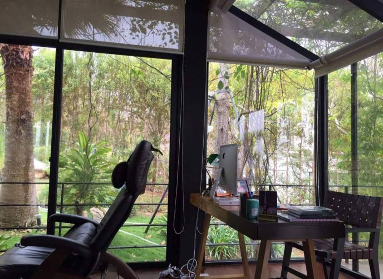 รูป ขายบ้านบนเนินเขา ติดน้ำ บ้านพักตากอากาศเขาใหญ่ บนเนิน วิวเขาสวยมาก 1.5ไร่ ติดเส้น 3052 โป่งตาลอง ใกล้ทอสคาน่า สวอนเลค ธรรมชาติสมบูรณ์ 087-9074045 - รูปที่ 6/14