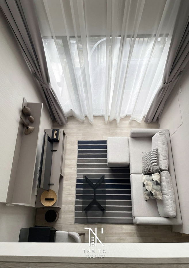 รูป ให้เช่าคอนโด IDEO MOBI Sukhumvit Eastpoint Duplex ขนาด 50 ตร.ม. 1 ห้องนอน 1 ห้องน้ำ ใกล้ BTS บางนา | ติดต่อคุณทีเค Line ID @637ilhsj - รูปที่ 2/8
