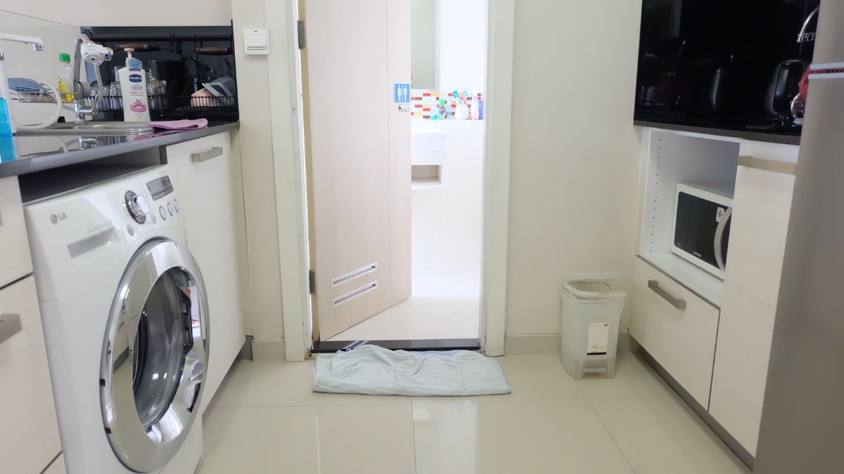 รูป ให้เช่าห้อง 2 ห้องนอน ขนาด 50.4 ตร.ม ชั้น 24 ตึกเอ  วิวทะเลสาบ ห้องสวย เฟอร์ครบ  เอ็มโซไซตี้คอนโดเมืองทองธานี ราคาเช่า 13,000/เดือน  - รูปที่ 4/23
