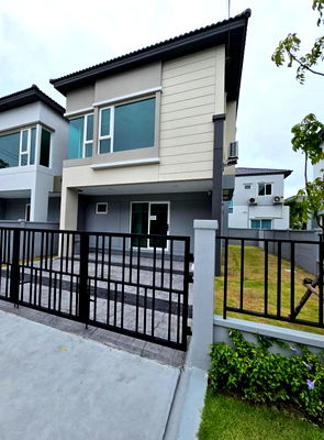 เช่าบ้านแฝด นิคมบางปู(เหนือ) : ให้เช่าบ้านแฝด หลังไม่ ไม่เคยปล่อยเช่า ไม่เคยมีผู้พักอาศัย
