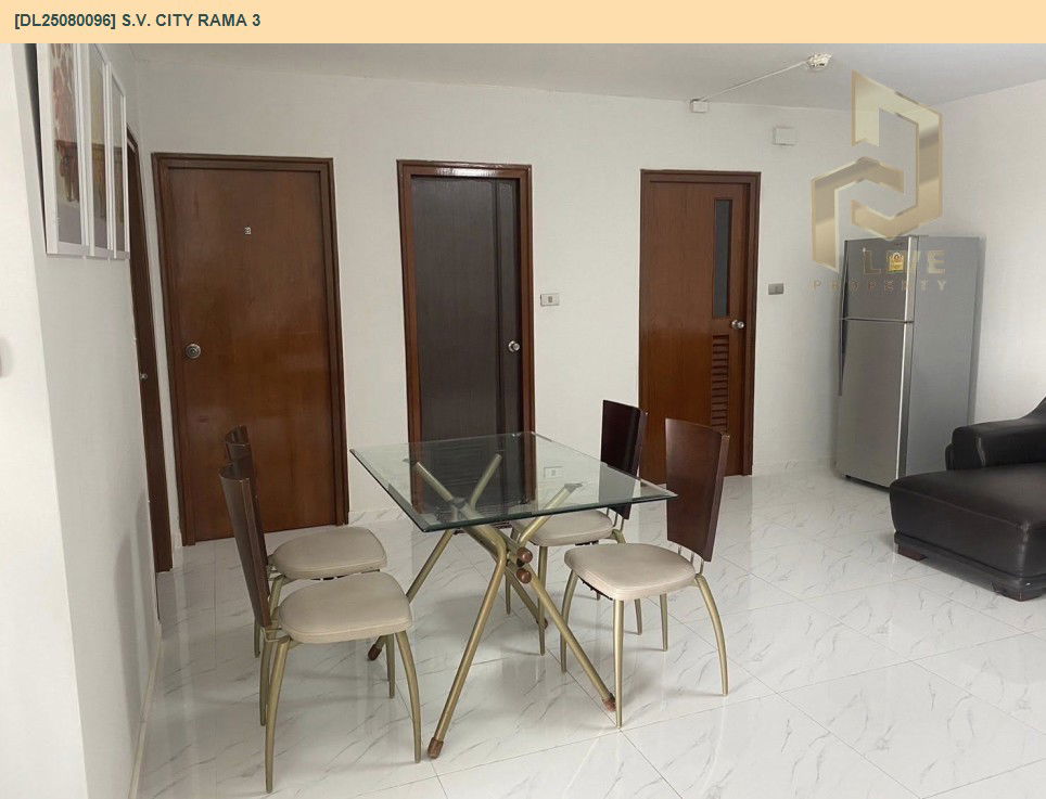 picture DL25080096 Condo for rent, S.V. City Rama 3 near -, ready to move in, call urgently 0656133286 LineID @534wlwof - 4/6