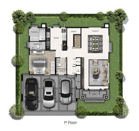 รูป 🏡 ขายบ้านเดี่ยวระดับพรีเมียม โครงการเศรษฐสิริ งามวงศ์วาน ทำเลศักยภาพ ใกล้จุดขึ้น-ลงทางด่วน เชื่อมต่อใจกลางเมืองได้อย่างสะดวกสบาย - รูปที่ 2/8