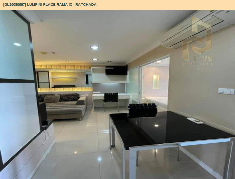 picture DL25080097 Condo for rent, Lumpini Place Rama IX - Ratchada near MRT พระราม 9, ready to move in, call urgently 0656133286 LineID @534wlwof - 12/18