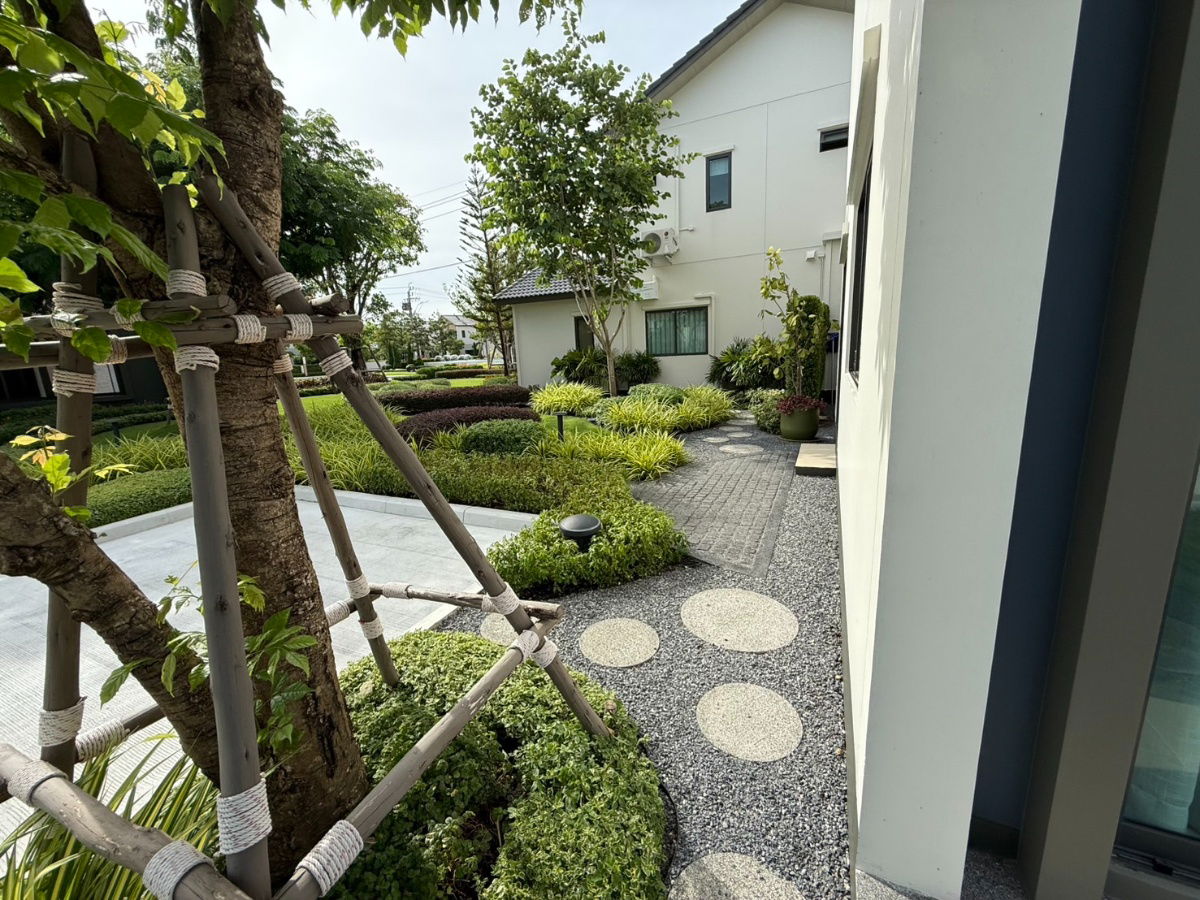 รูป ขายบ้านตัวอย่าง บ้านแฝด มุมส่วนตัว หน้าบ้านไม่ชนใคร 111/95 - รูปที่ 2/6